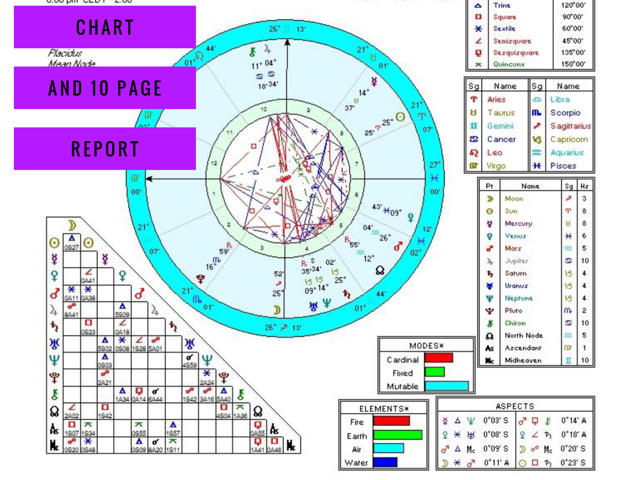 Astrology Chart and Report